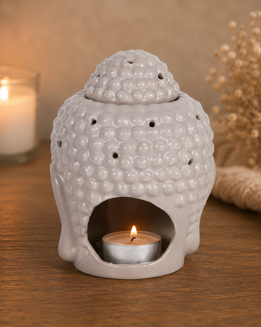 Buddha Grey Wax Burner