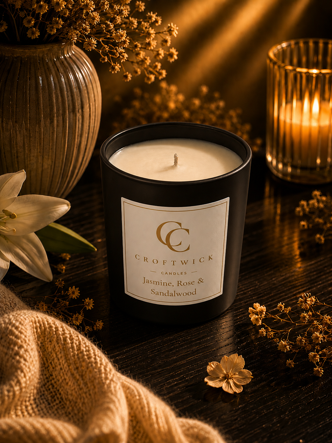 Luxury Scented Single Wick 30cl Candles
