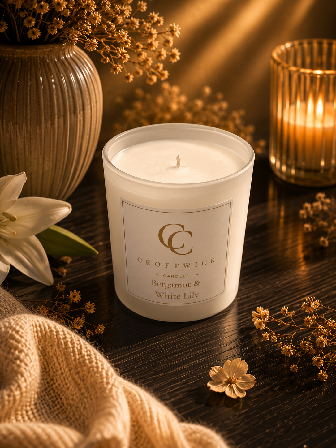 Luxury Scented  Single Wick 30cl Candles