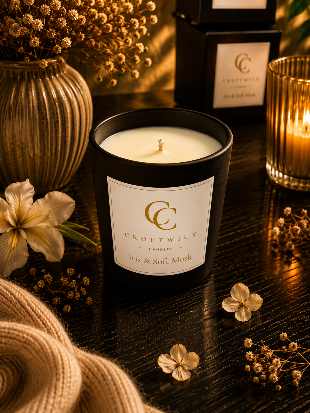 Luxury Scented  Single Wick 30cl Candles
