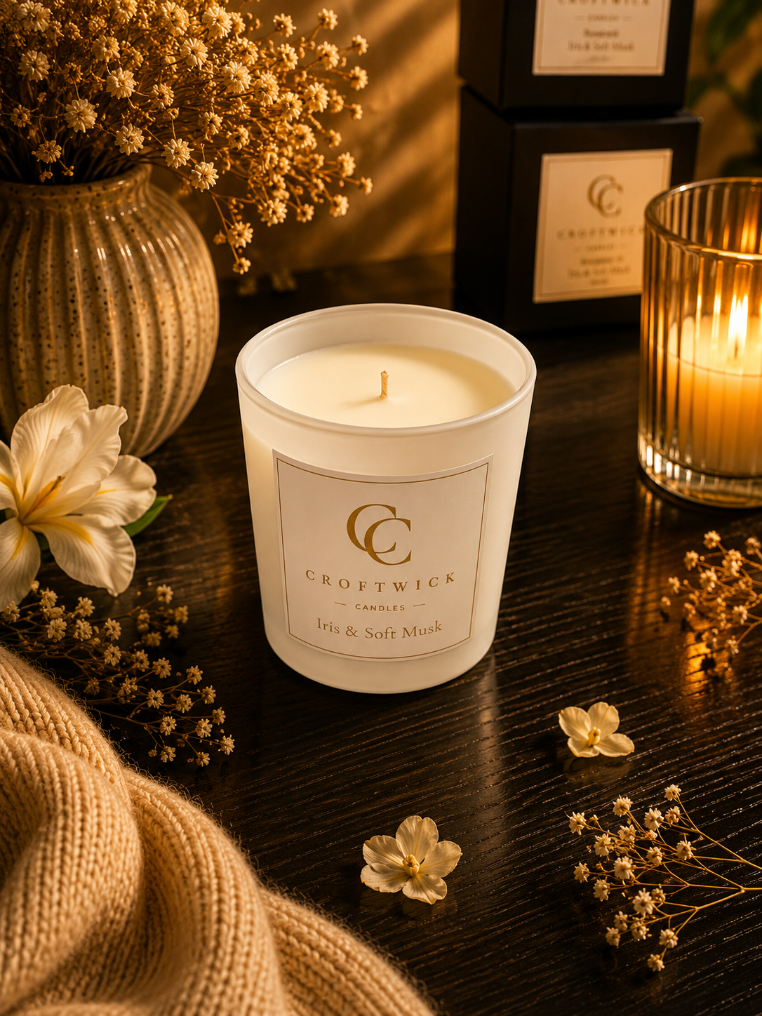 Luxury Scented  Single Wick 30cl Candles