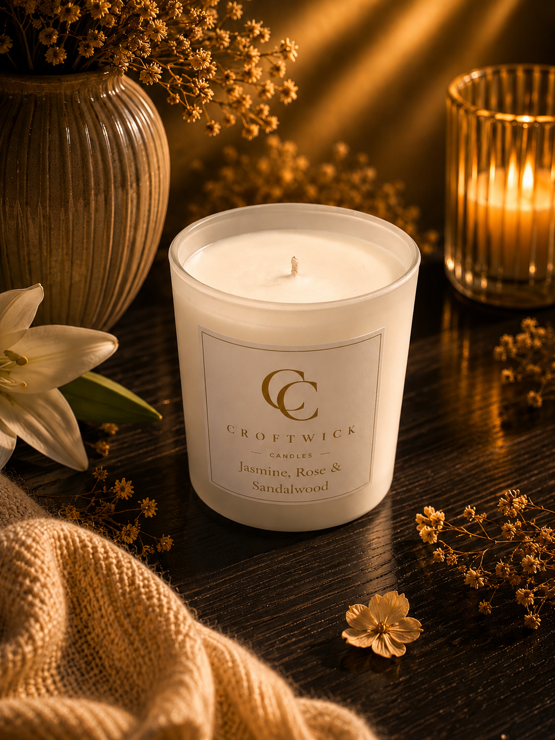 Luxury Scented  Single Wick 30cl Candles