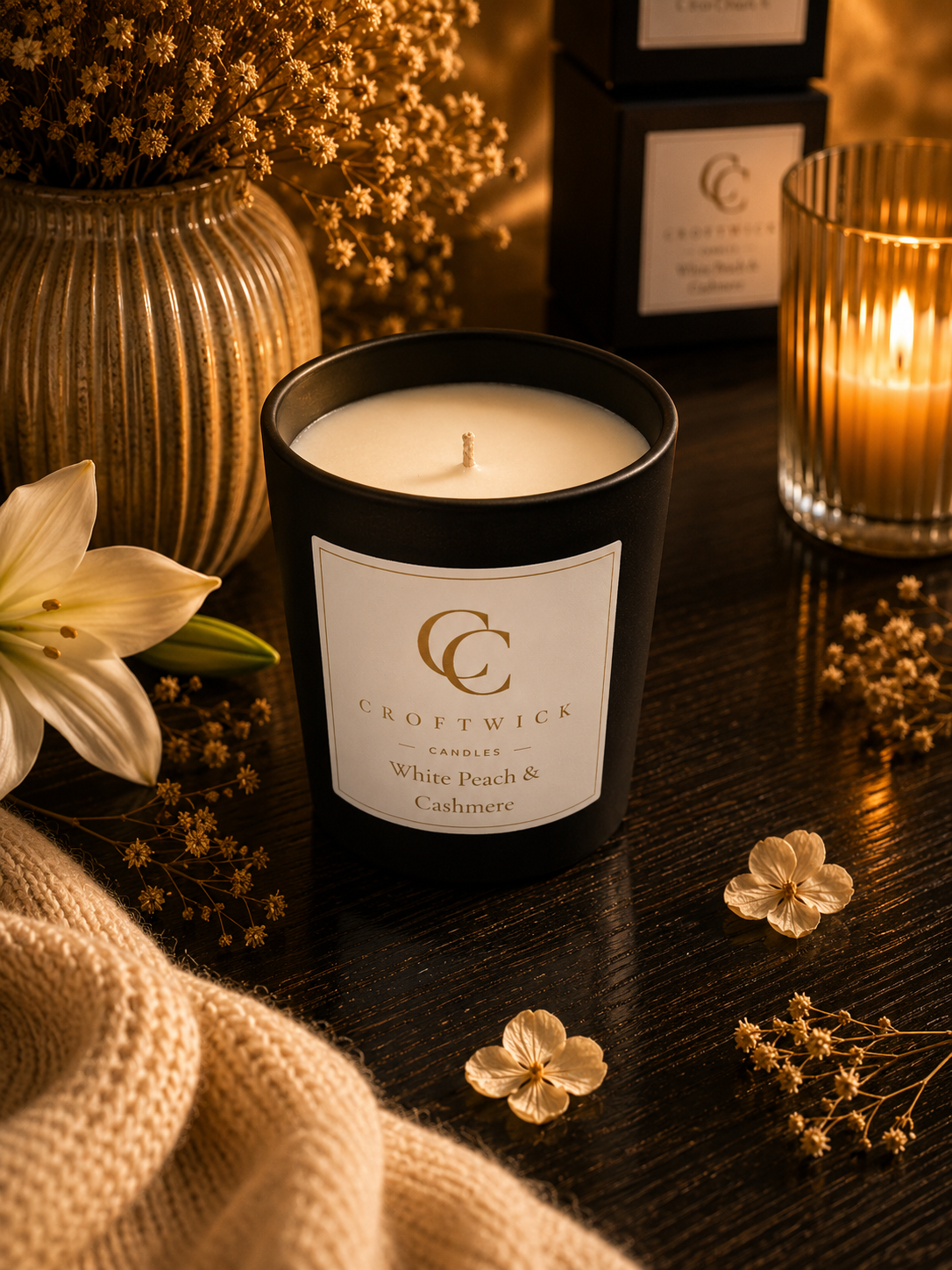 Luxury Scented  Single Wick 30cl Candles