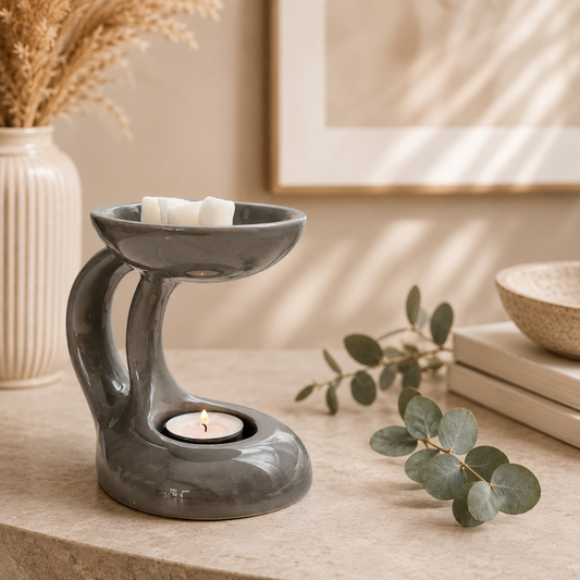 Bali Wax Burner Grey